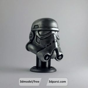 دانلود طرح سه بعدی کلاه ایمنی Stormtrooper