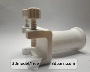 دانلود طرح سه بعدی نگهدارنده فیلامنت(گیره میز)