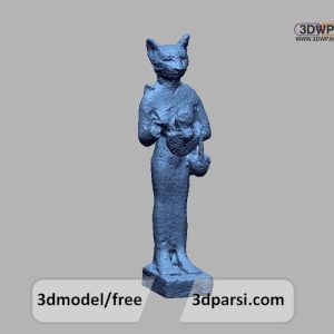 دانلود طرح سه بعدی مجسمه باستت