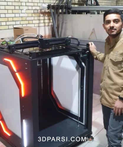 رضایت شرکت پازند سپاهان از پرینتر سه بعدی صنعتی X6590pro با قابلیتهای دو نازل، ابعاد بزرگ و دقت بالا